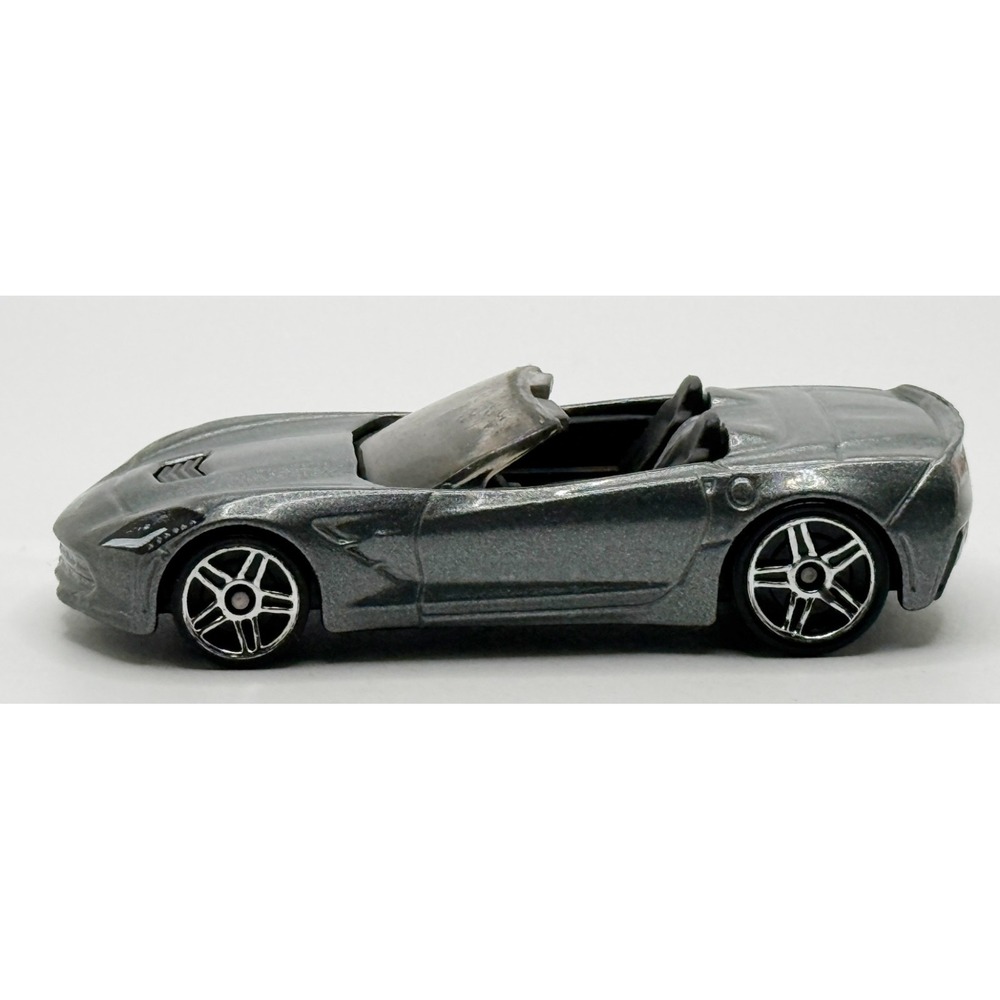 Hot Wheels Dark Grey Metallic '14 Corvette Stingray Convertible Loose 1:64 2013